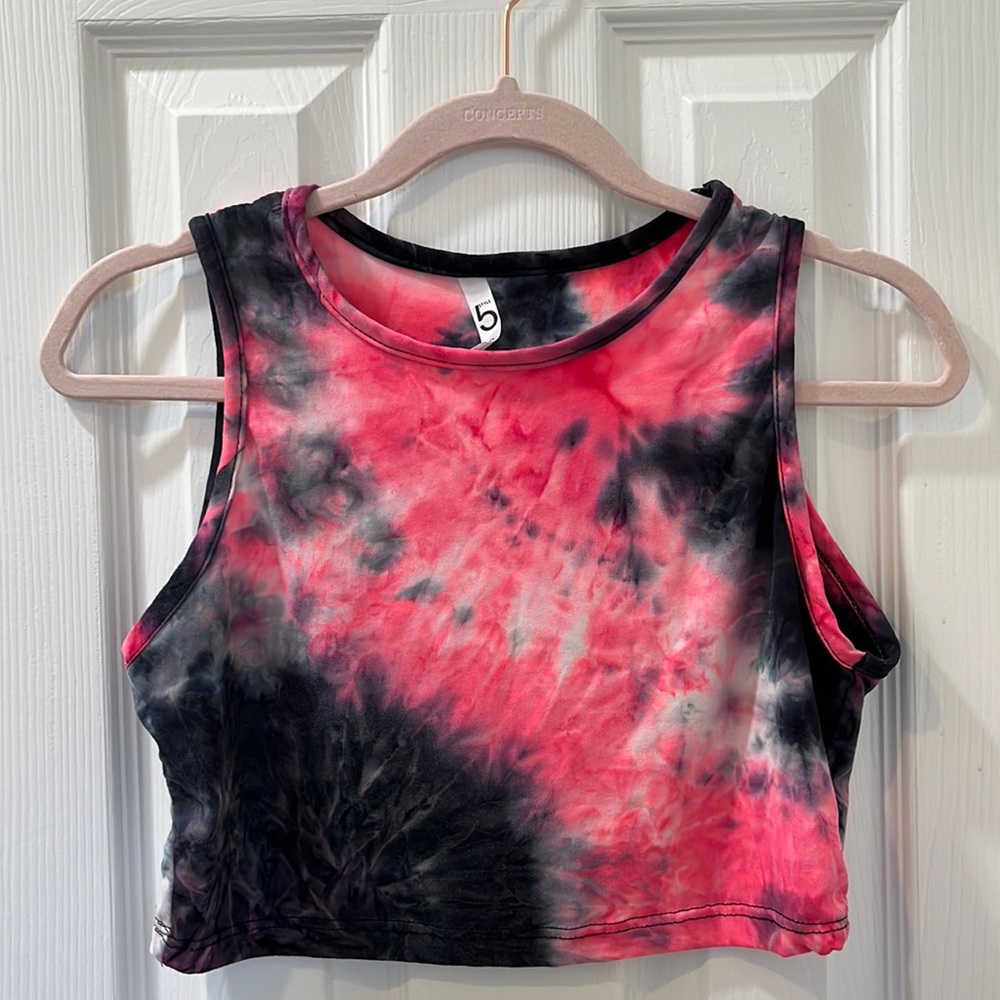 Tie dye crop top ☮️